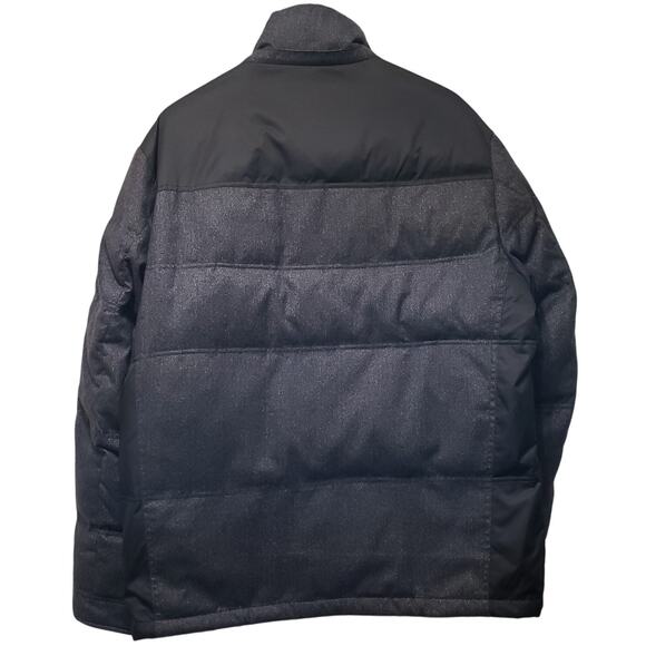 Tumi T-Tech Men's Size Large Down Filled Coat Quilted L8GRB Black *Missing Hood* - Picture 11 of 16